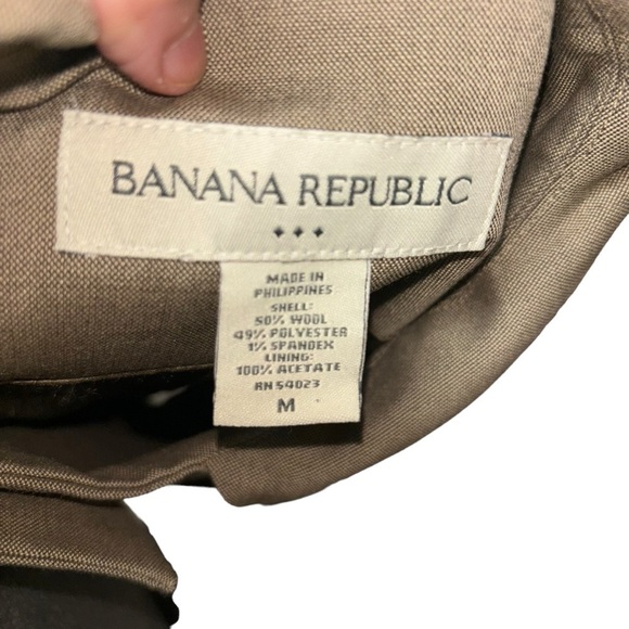 Banana Republic Women's Medium Fitted Blazer Jacket Wool Blend Business Casual - Picture 6 of 6